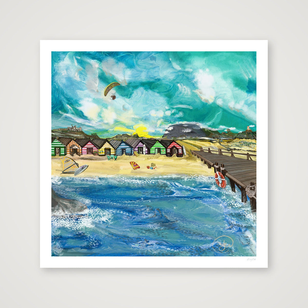 Swell - Murals on Paper — 50×50cm, 20×20" Print only