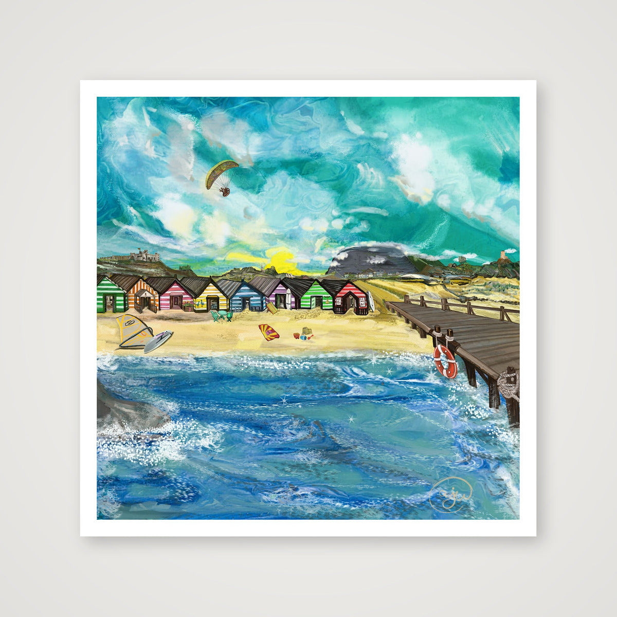 SWELL - Murals on Paper AjW — 30×30cm, 12×12" Print only